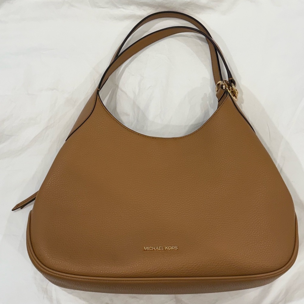 Michael Kors Tan Hobo Bag with Slouchy Elegance